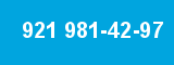 921 981-42-97 921 981-42-97